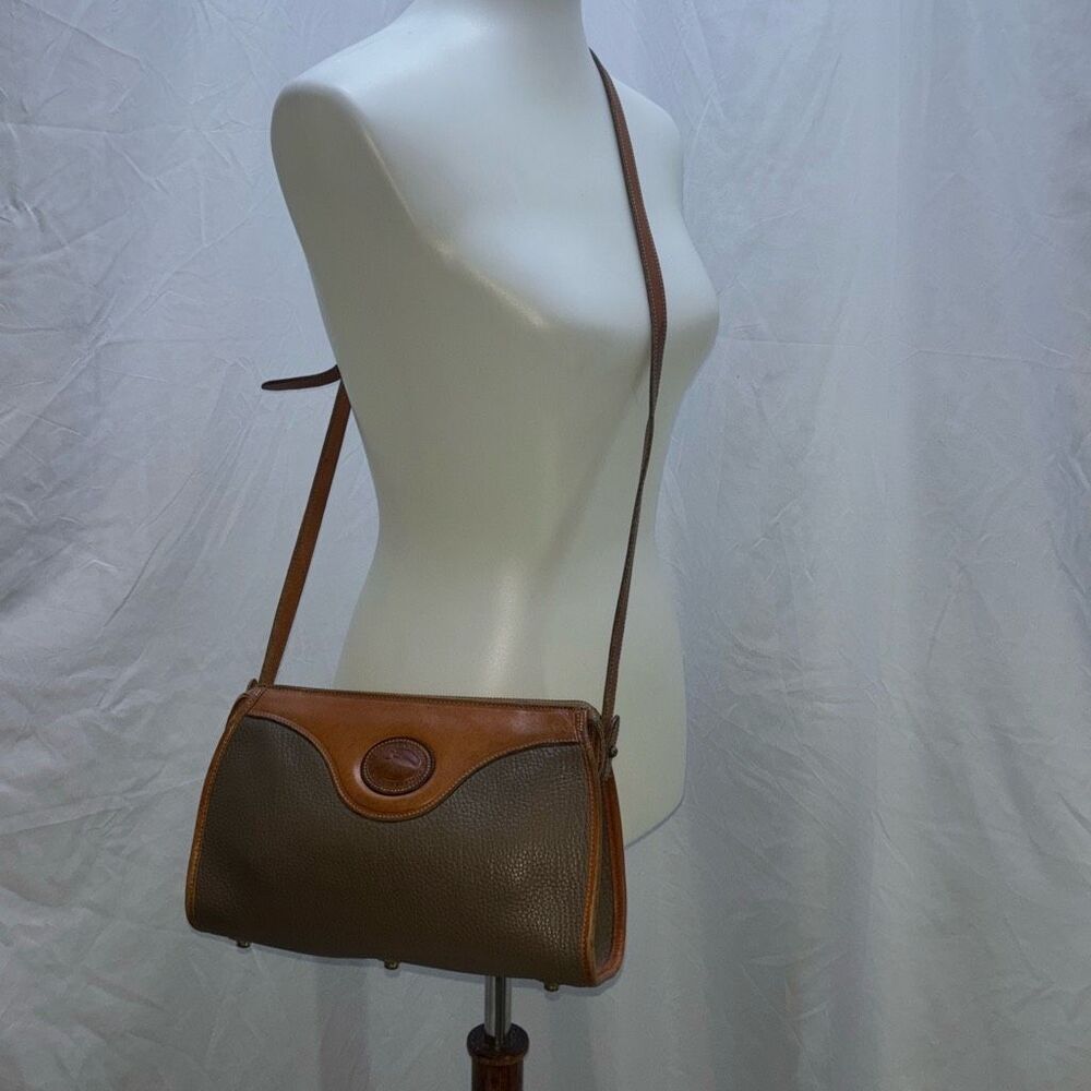 Dooney & Bourke Brown and Tan Crossbody Bag